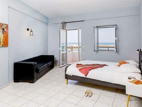 Ferienwohnung Wohnung in Kato Gouves mit Parkplatz, Blick auf den Sonnenuntergang