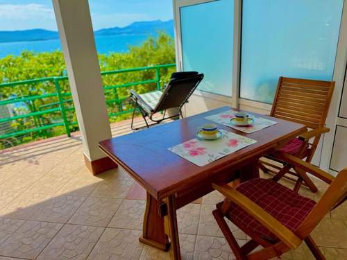 Ferienwohnung SeaSide mit Blick auf das Wasser