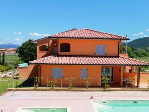 Ferienwohnung Unterkunft im Erdgeschoss, überdachte Terrasse, Schwimmbad