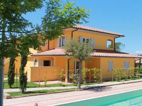 Ferienwohnung Unterkunft mit privater Terrasse, Gemeinschaftspool