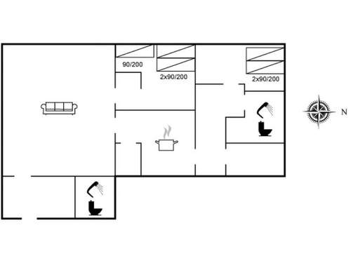 Ferienhaus Jouni - 18km from the sea