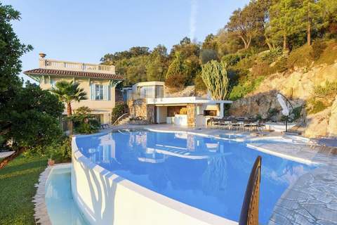 Magnifique villa avec vue sur mer et belle piscine - Ferienunterkunft in Théoule-sur-mer (10 Personen)