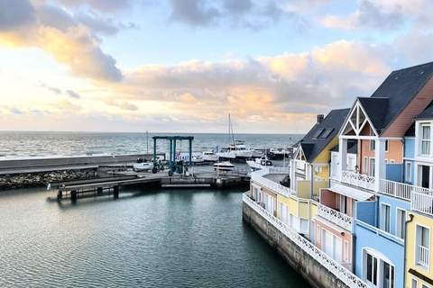 💧 Le Blue Bay - Face Mer - Parking - Marina - Ferienunterkunft in Deauville (2 Personen)