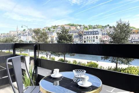 🌟 L'el&eacute;gance - Vue D&eacute;gag&eacute;e - Balcon - Parking - Ferienunterkunft in Deauville (4 Personen)