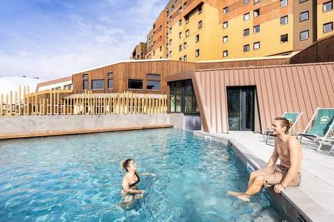 Village Club MMV Les Bergers **** - Pension complète - Ferienunterkunft in Alpe d'Huez (2 Personen)
