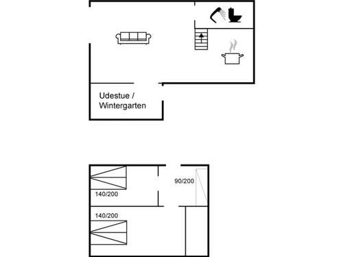 Ferienhaus Åsta - 200m from the sea