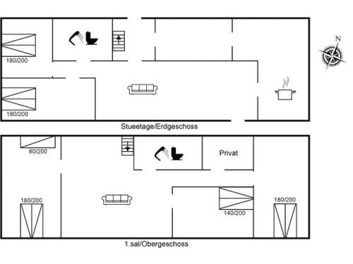 Ferienhaus Etje - 650m from the sea