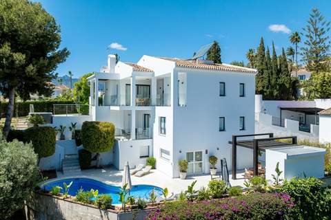 Elegant Villa with sea Views & Pool Marbella - Ferienunterkunft in Marbella (10 Personen)