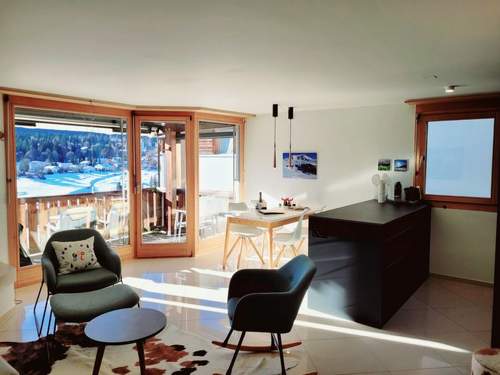 Ferienwohnung Fewo Cordial im Casa Erizun, (Flims Dorf). 3.5 Zimmer Ferienwohnung mit Bad/WC,