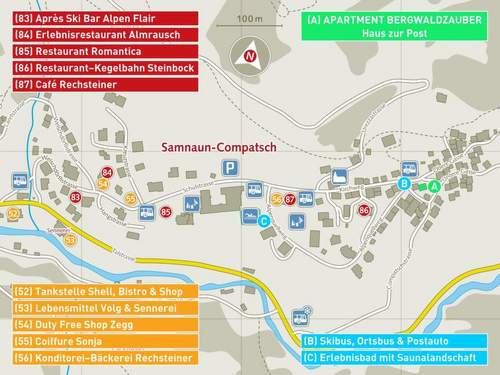Ferienwohnung APARTMENT BERGWALDZAUBER – Haus zur Post, (Samnaun-Compatsch).