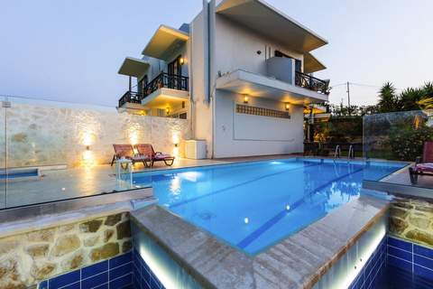 Villas Avra & Pyrgos, Episkopi-Villa Pyrgos, ca. 145 qm, 9 pax - Ferienunterkunft in Episkopi (9 Personen)