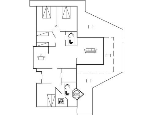 Ferienhaus Thrugils - 500m from the sea