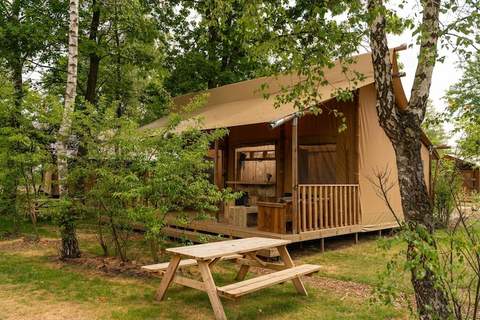 Safari tent 'the bartenter' with private sanitary facilities | 5 persons - Ferienunterkunft in Zuna (5 Personen)