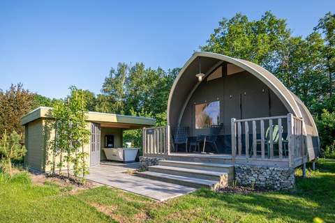 Tentlodge Partijs Wellness met sauna en prive-bad-2p - Ferienunterkunft in Dalerveen (2 Personen)