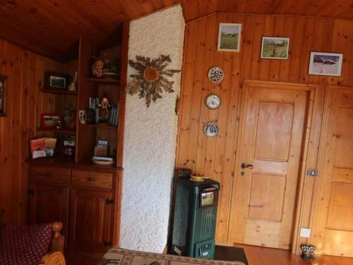 Ferienwohnung 'Lo Chalet' der Balkon über dem Matterhorntal