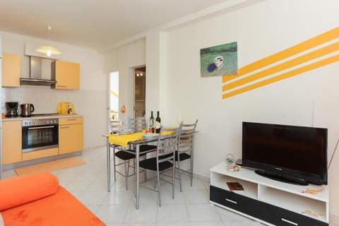 Apartments Pojko - One-Bedroom Apartment with Terrace (Yellow) - Ferienunterkunft in Dubrovnik (4 Personen)