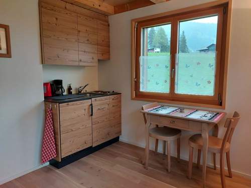 Ferienwohnung Lärchehuus Studio, Dusche, WC, 1 Schlafraum Studio