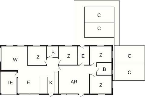 Ferienunterkunft in Ansager (8 Personen)