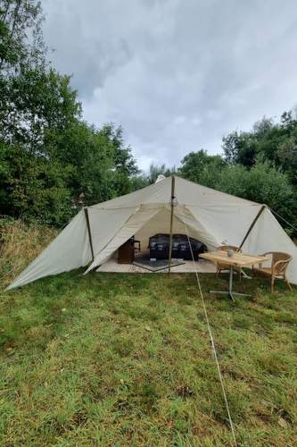 Ferienhaus, Chalet Camping Ont Moeten - Pim z'n tent