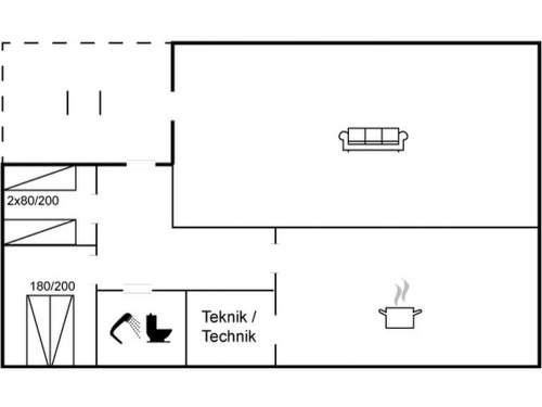 Ferienhaus Tessa - 19km from the sea