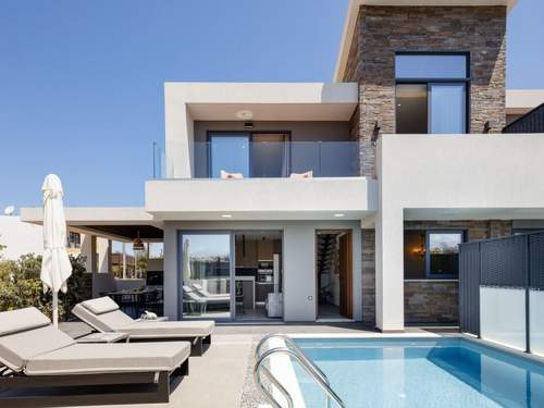 Ferienhaus VillAgioi I - Privater Pool und 450m zum Sandstrand