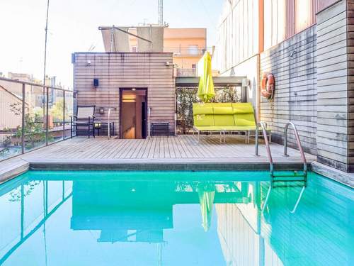 Ferienhaus Villa con piscina privada, sauna y sala lounge en Barcelona